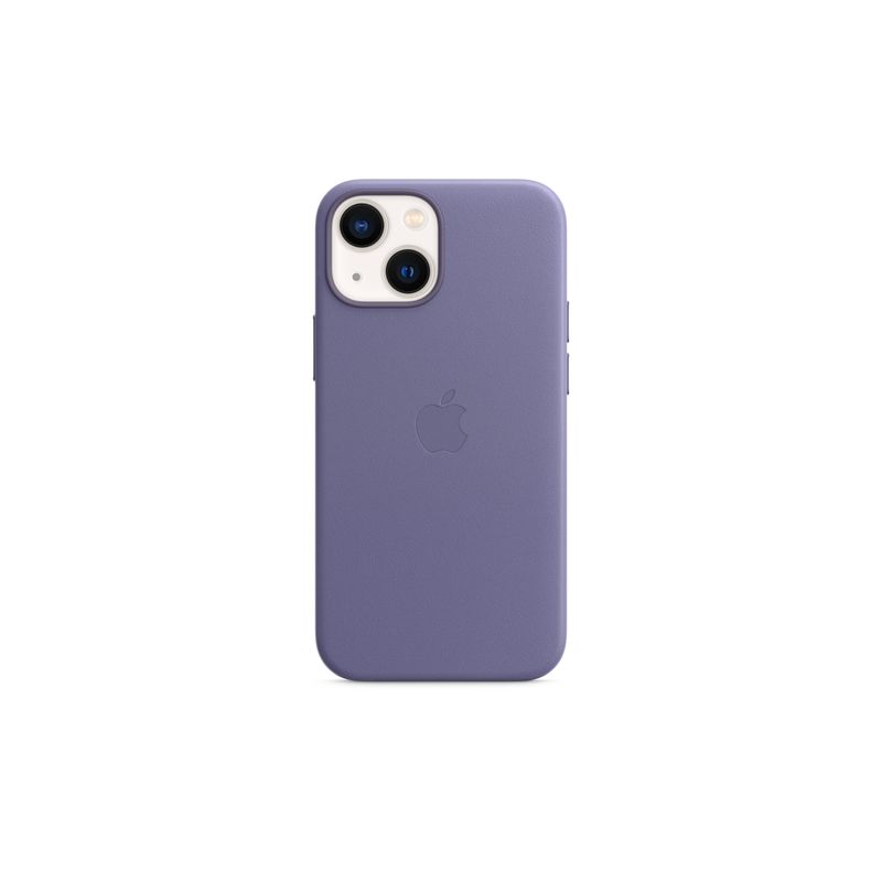 funda iPhone 13 mini Leather Case- Wisteria