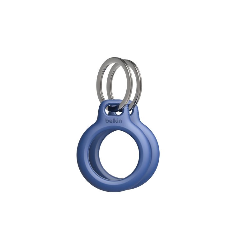 Secure holder with Keyring for Airtag - 2 Pack,azul