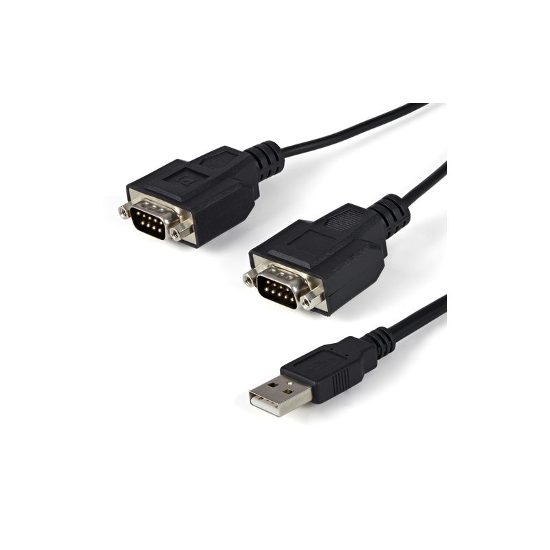 Cable 1,8m USB 2 Puertos Serie