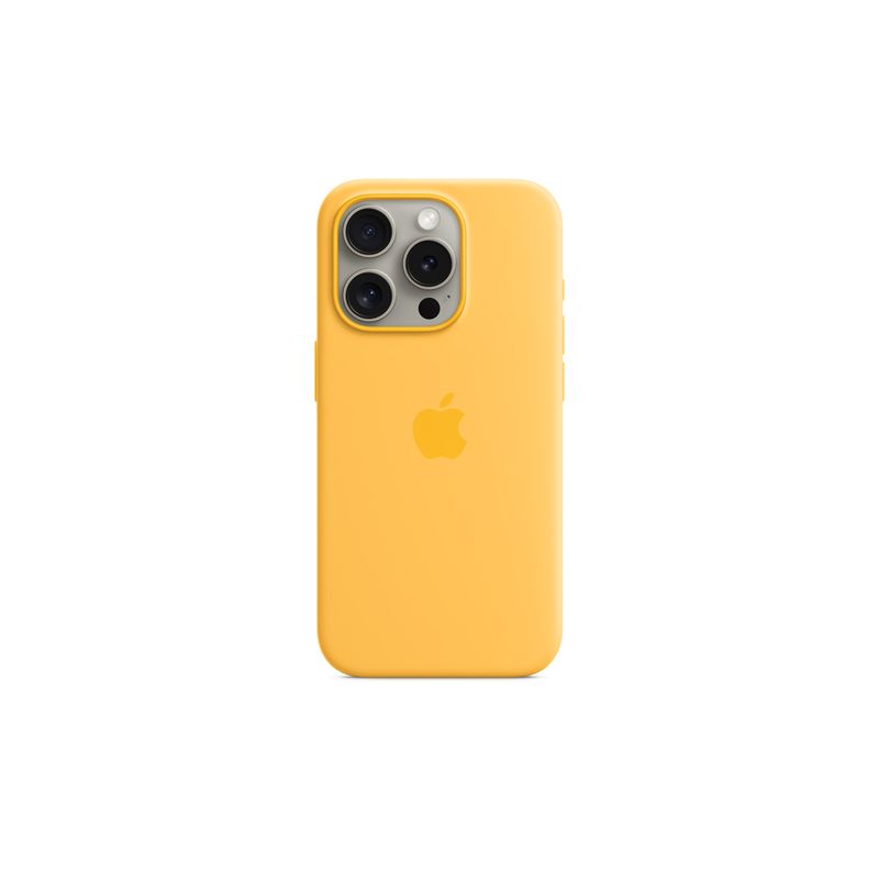 Apple funda iPhone 15 Pro Silicone Case with MagSafe - Sunshine