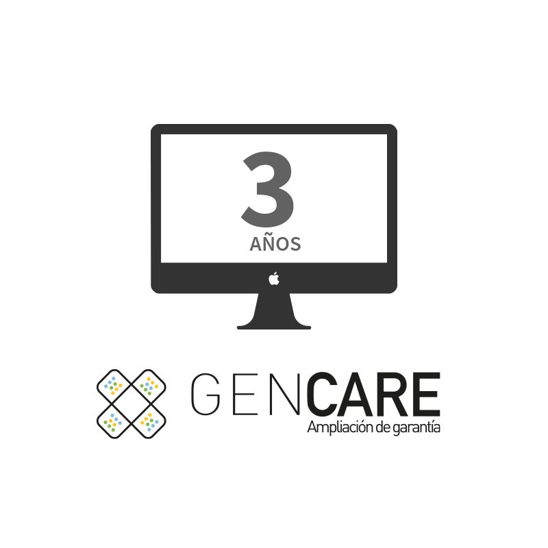 Garantia GenCare 3 años CAR NBD para iMac