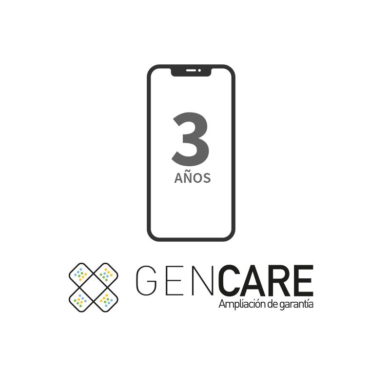 Garantia GenCare 3 años CAR NBD para iPhone