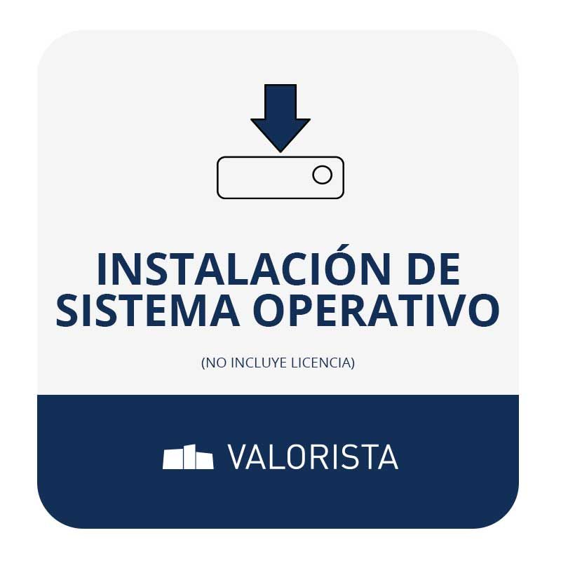 Instalacion de Sistema Operativo (no incluye licencia)