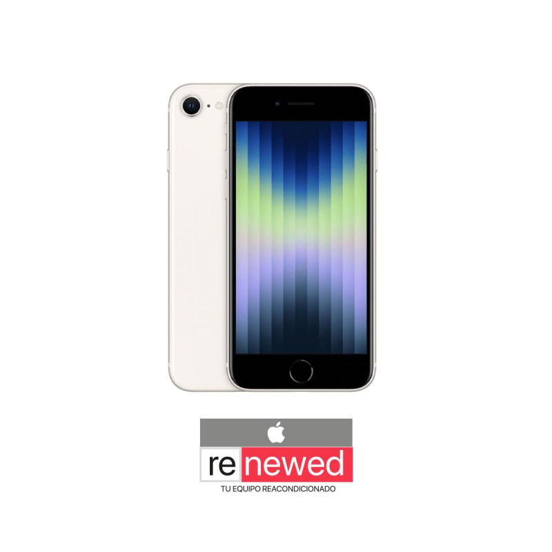 RENEWED iPhone SE 3 128GB Starlight (2022 model)
